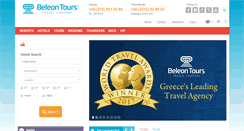 Desktop Screenshot of beleontours.com